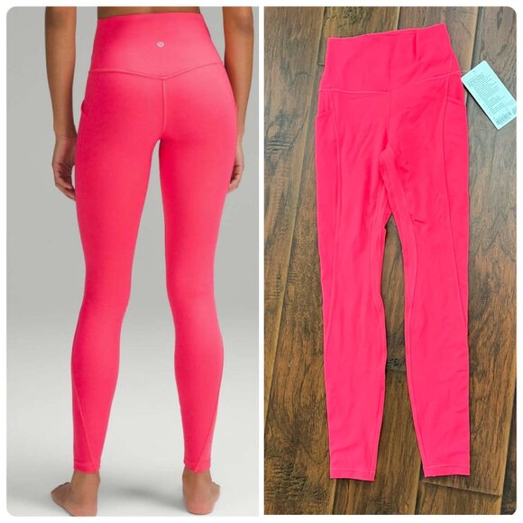 lululemon athletica Pants - lululemon Align High-Rise Pant 28" Lipgloss w pockets NWT